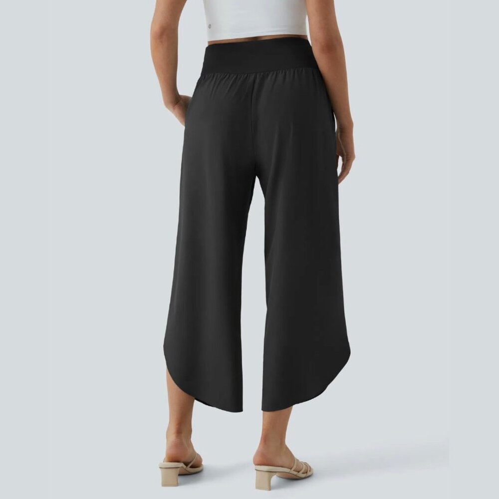 NWT Halara Breezeful High Waisted Crossover Quick Dry Resort Pants with Pockets - Picture 13 of 15